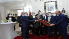 نائب رئيس المجلس الإقليمي لشتوكة في ضيافة سفير المغرب ببروكسل رفقة وفد من جهة سوس