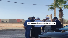 بالصور من بيوكرى: بعد انتهاء الدرسات التقنية لمشروع تأهيل شوارع واحياء الجماعة ..عامل الإقليم ينزل للميدان لتفقد كيفية تنزيل مشروع التأهيل الحضري