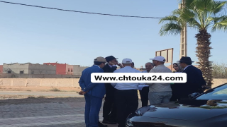 بالصور من بيوكرى: بعد انتهاء الدرسات التقنية لمشروع تأهيل شوارع واحياء الجماعة ..عامل الإقليم ينزل للميدان لتفقد كيفية تنزيل مشروع التأهيل الحضري
