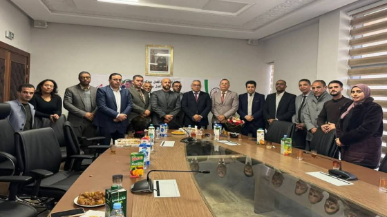 بحضور رئيس المحكمة ووكيل الملك..موظفي المحكمة الابتدائية لبيوكرى يحتفون بإلتحاق رئيس كتابة الضبط بالعمل.