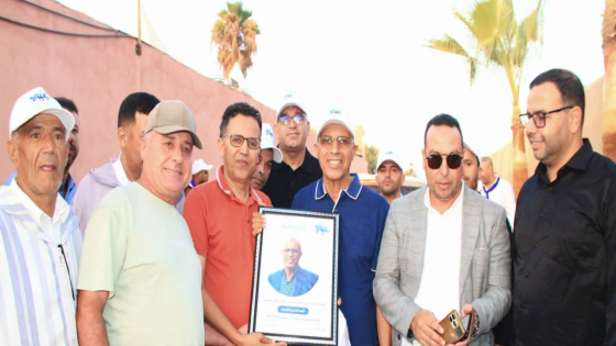 بجماعة الصفا: جمعويين بايت بلا وتين صالح ومنتخبيها يمنحون درع الوفاء لمرشح حزب التراكتور