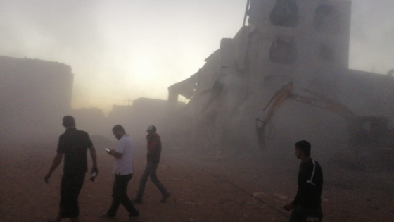 جماعة الصفا: بالصور..”بوكلان” تدك عمارة عشوائية في طور البناء بايت وكمار.