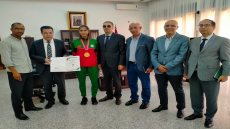 عامل إقليم اشتوكة ايت باها يستقبل البطلة أمينة دحاوي