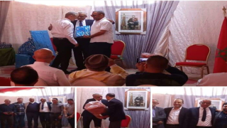 في حفل بهيج.. رجل سلطة من نوع خاص يحظى باحتفاء خاص من قبل هيئات المجتمع المدني بايت اعميرة
