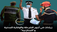 زيادات في أجور الشرطة والوقاية المدنية و”المخازنية”
